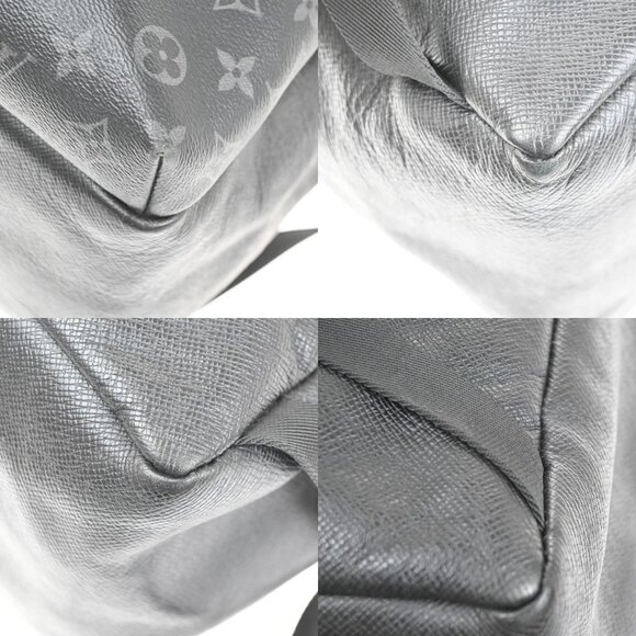 LOUIS VUITTON Discovery Backpack Taiga Llama Leather Black SHW M30230 689RL794 main image 13